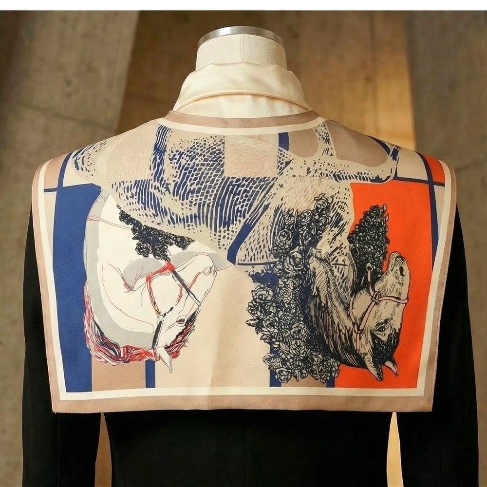 Fine Art Print Detachable Collar Neck Scarf Picasso Cocteau Cubism Sailor Bib - Picture 7 of 8